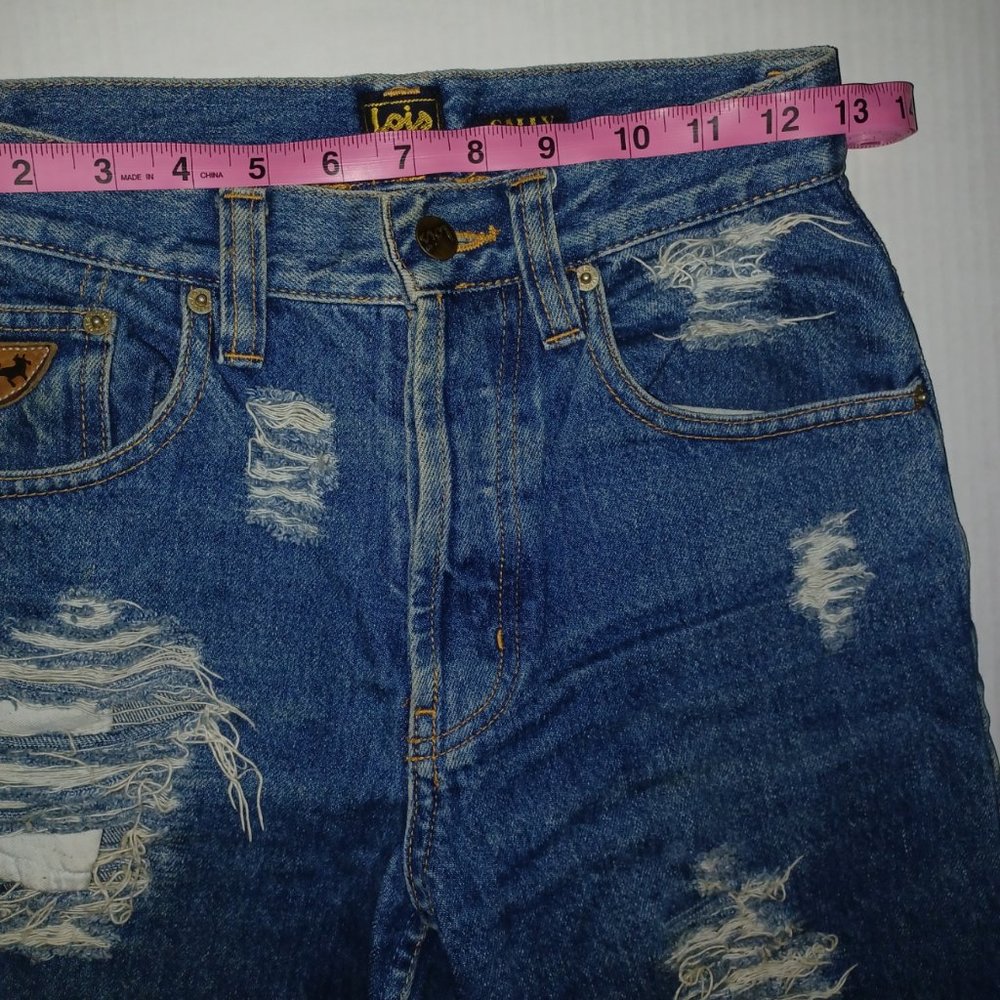 LOIS SALLY DISTRESSED JEANS - Picture 4 of 12